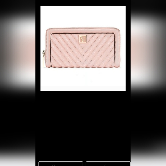 NWT! BEAUTIFUL VICTORIA'S SECRET LARGE WALLET WITH ZIPPER ORCHID BLUSH - Picture 8 of 8